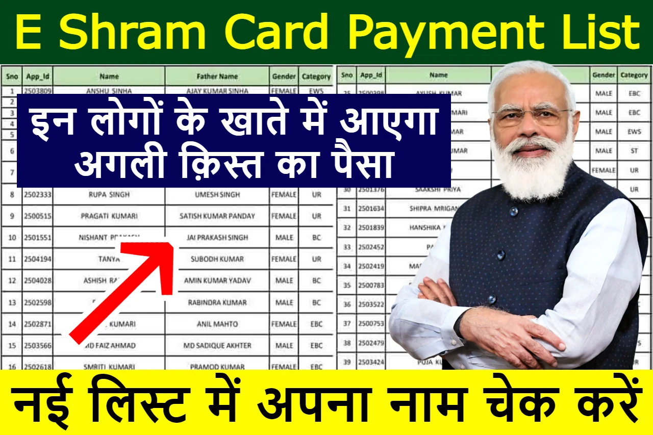 e-shram-card-payment-list