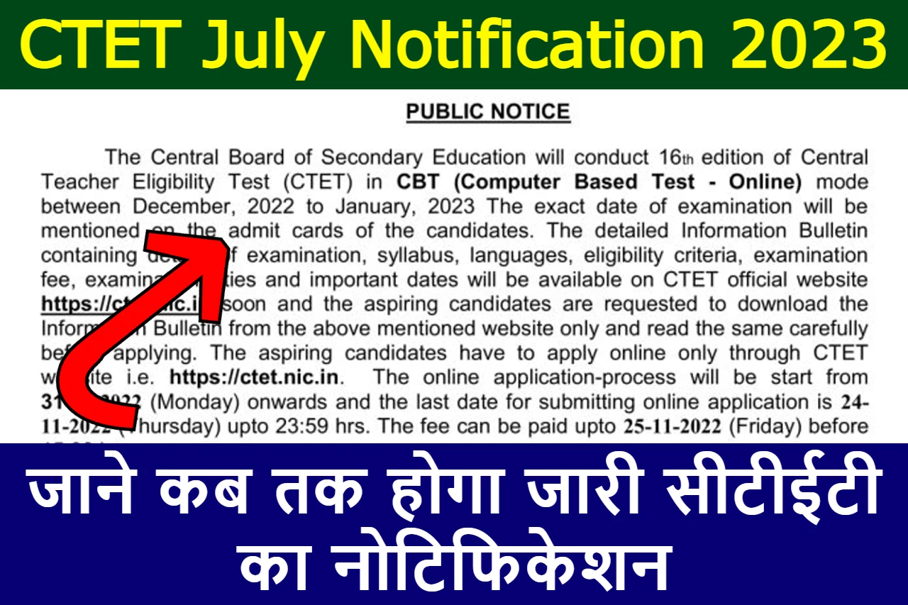 ctet-july-notification